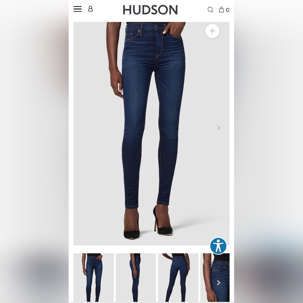 HUDSON BARBARA Low-Rise Super Skinny Jean